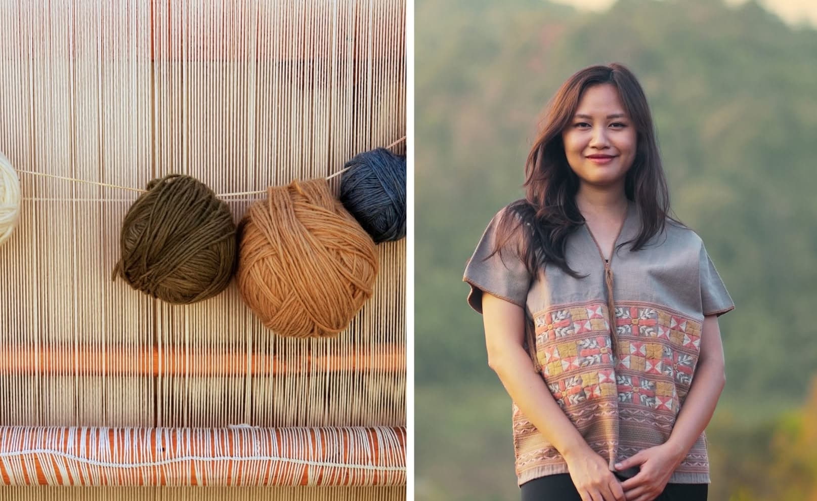 Contemporary Karen-inspired garment design
